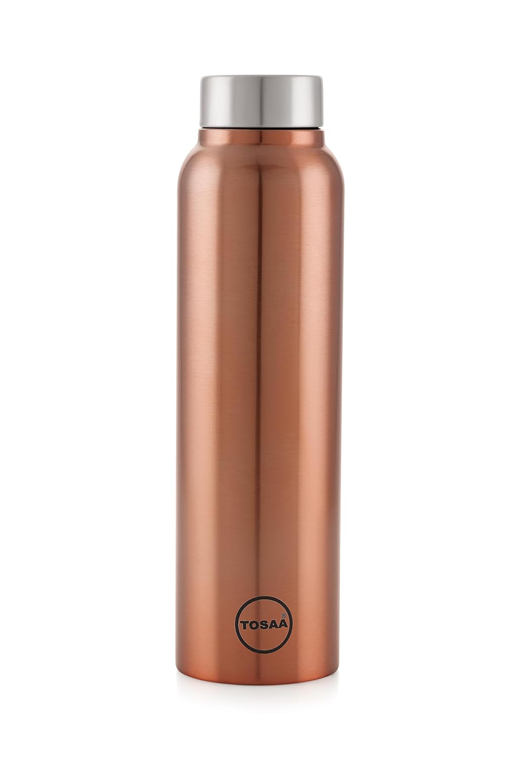 Tosaa Stainless Steel Sleek Design Sports/Fridge Wide Mouth Water Bottle 900 ml, Rose Gold| Eco Friendly | BPA Free | Water Bottle for Office, Gym, School, Yoga, Trekking, Men, Women and Kids Tosaa Stainless Steel Sleek Design Sports/Fridge Wide Mouth Water Bottle 900 ml, Rose Gold| Eco Friendly | BPA Free | Water Bottle for Office, Gym, School, Yoga, Trekking, Men, Women and Kids