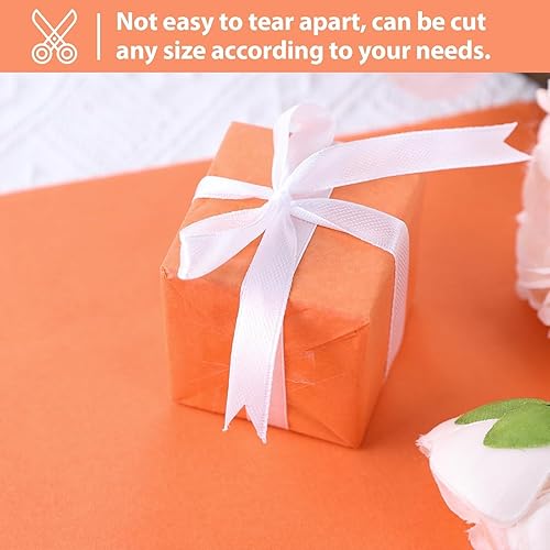 Miniatura 6 de Koogel 330 hojas de papel de seda naranja a granel, papel de seda de 14 x 10 pulgadas para Halloween, boda, cumpleaños, manualidades, proyectos de