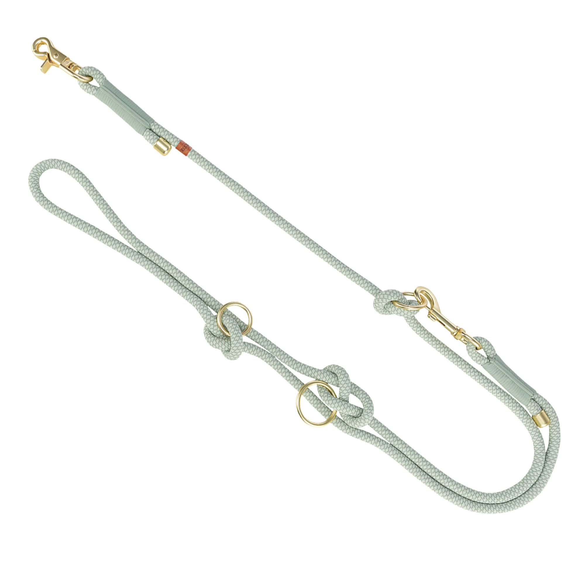 Trixie Soft Rope Adjustable Strap Dog Walking Saliegroen/Mint 200 x 1 cm