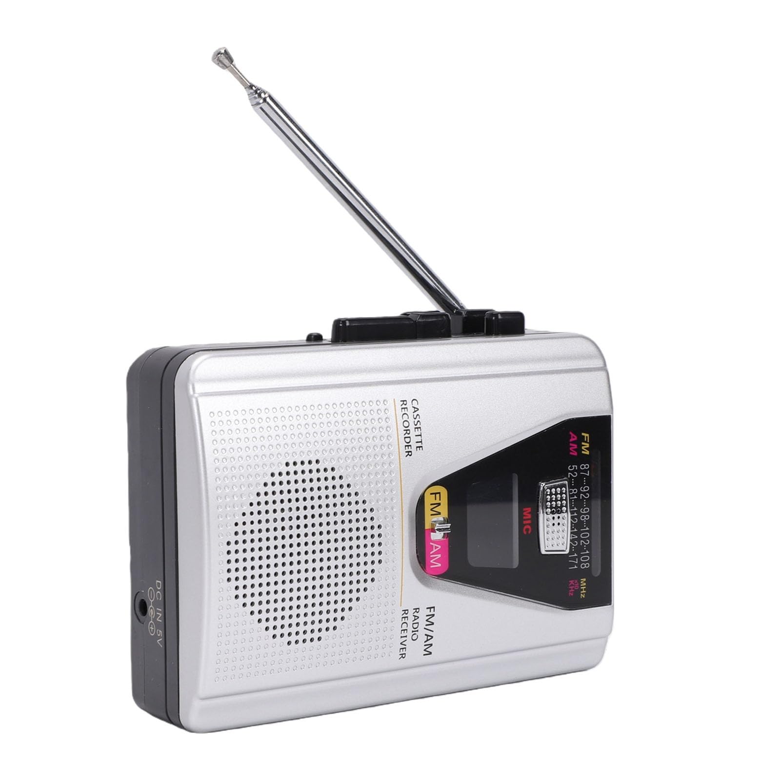 XUMIUZIY Magnetofon Kasetowy w Stylu Retro z funkcją Automatycznego