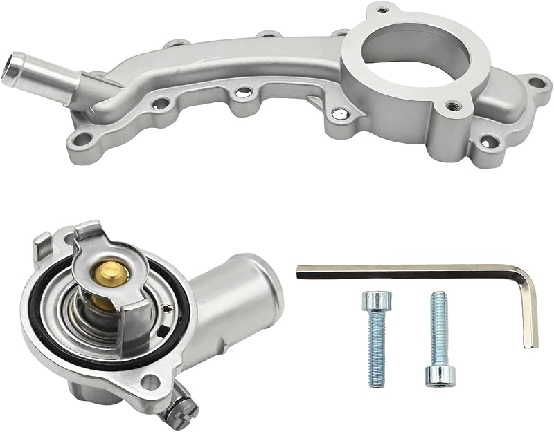 Carcaça da válvula termostática e tubo de crossover do líquido de arrefecimento CADUFUELLY para Dodge Durango e Jeep Grand Cherokee 3.6L V6 – 1 unidade