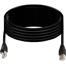 QIANRENON RJ50 10P10C Cat 5E 26AWG Cable Male to Male Modular Crystal Connector with Shielding Plugs for Laser Printing Industrial Control Devices 3m