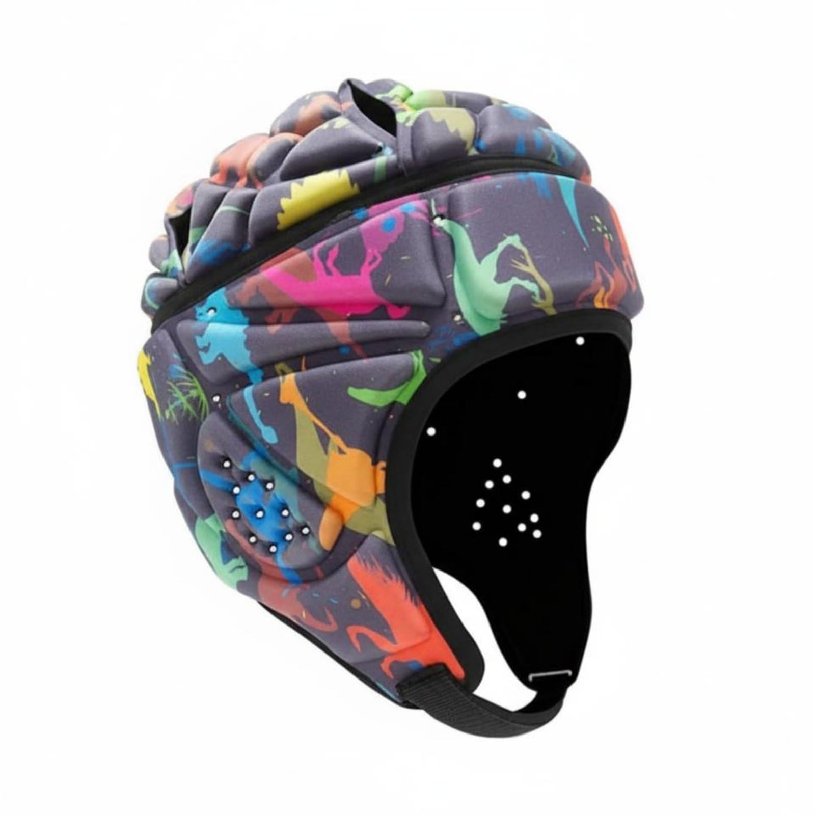 predolo Casco Morbido da Football, Vestibilità Regolabile, Casco Imbottito Antiurto Leggero, Caschetto da Rugby per Portieri