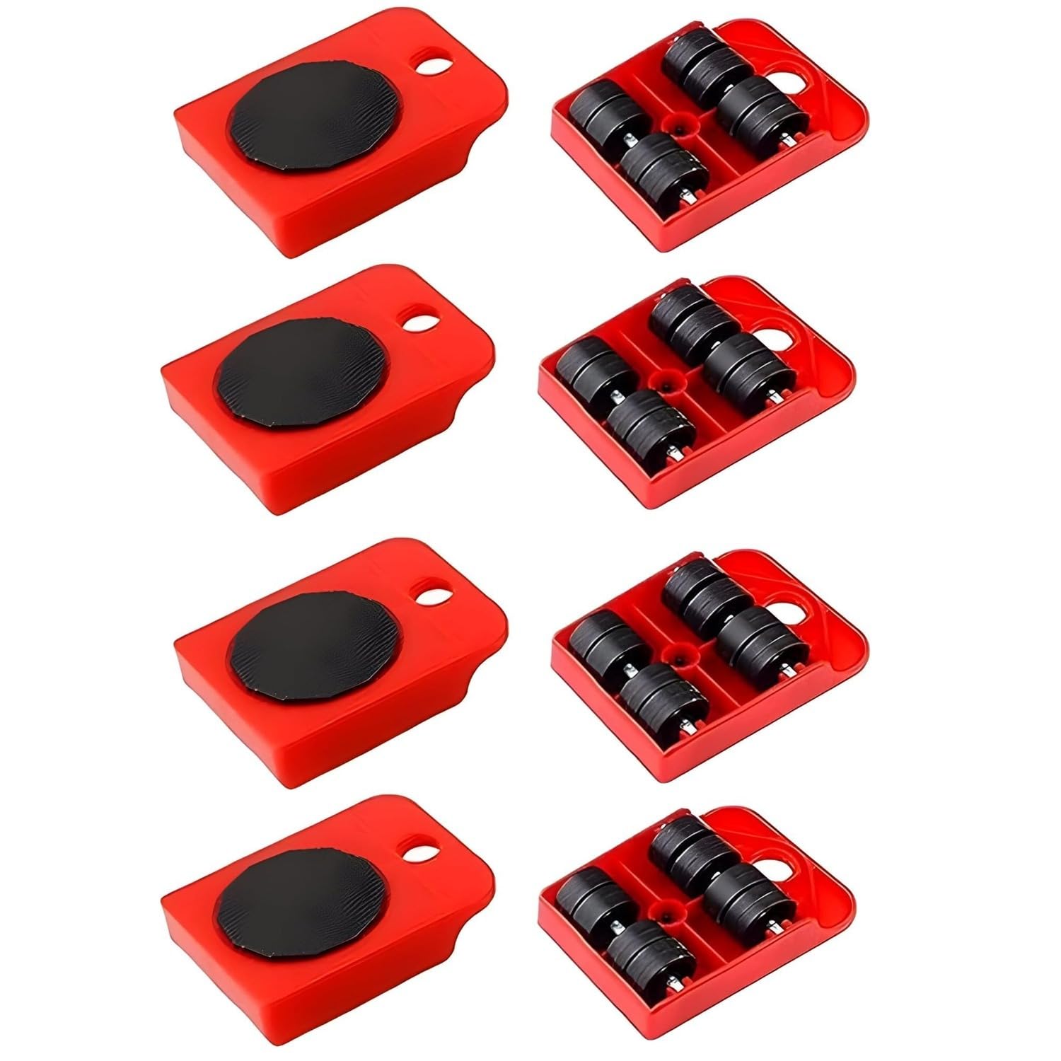 SHIFRA® Furniture Lifting Moving Wheel - Heavy Duty Pads Easy and Safe Moving Slider Tools for Shifting Washing Machines, Fridge, Sofa and Wardrobes | Max Load 150KG/331LBS (Only Wheel Pad, Pack of 4) (B0D3V2YHYM) Amazon Price History, Amazon Price Tracker