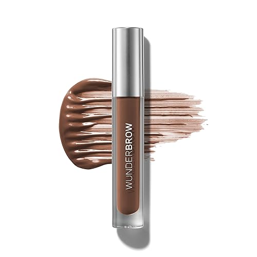 WUNDER2 WUNDERBROW Gel de cejas de larga duración para maquillaje de cejas a prueba de agua, color castaño (el embalaje puede variar)