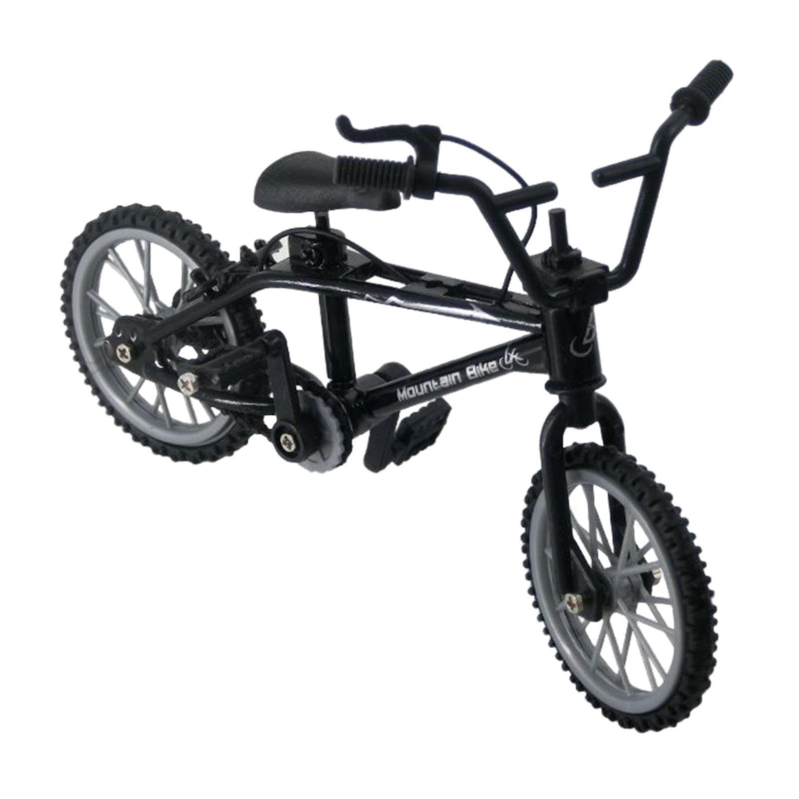 AUYXSSZ Mountain Bike Toys Featuring Mini Bicycle Model Choice For Children Adding Fun Interactive Elements To Everyday Playtime Finger Bikes Toys For Kids, Black, 11x8cm