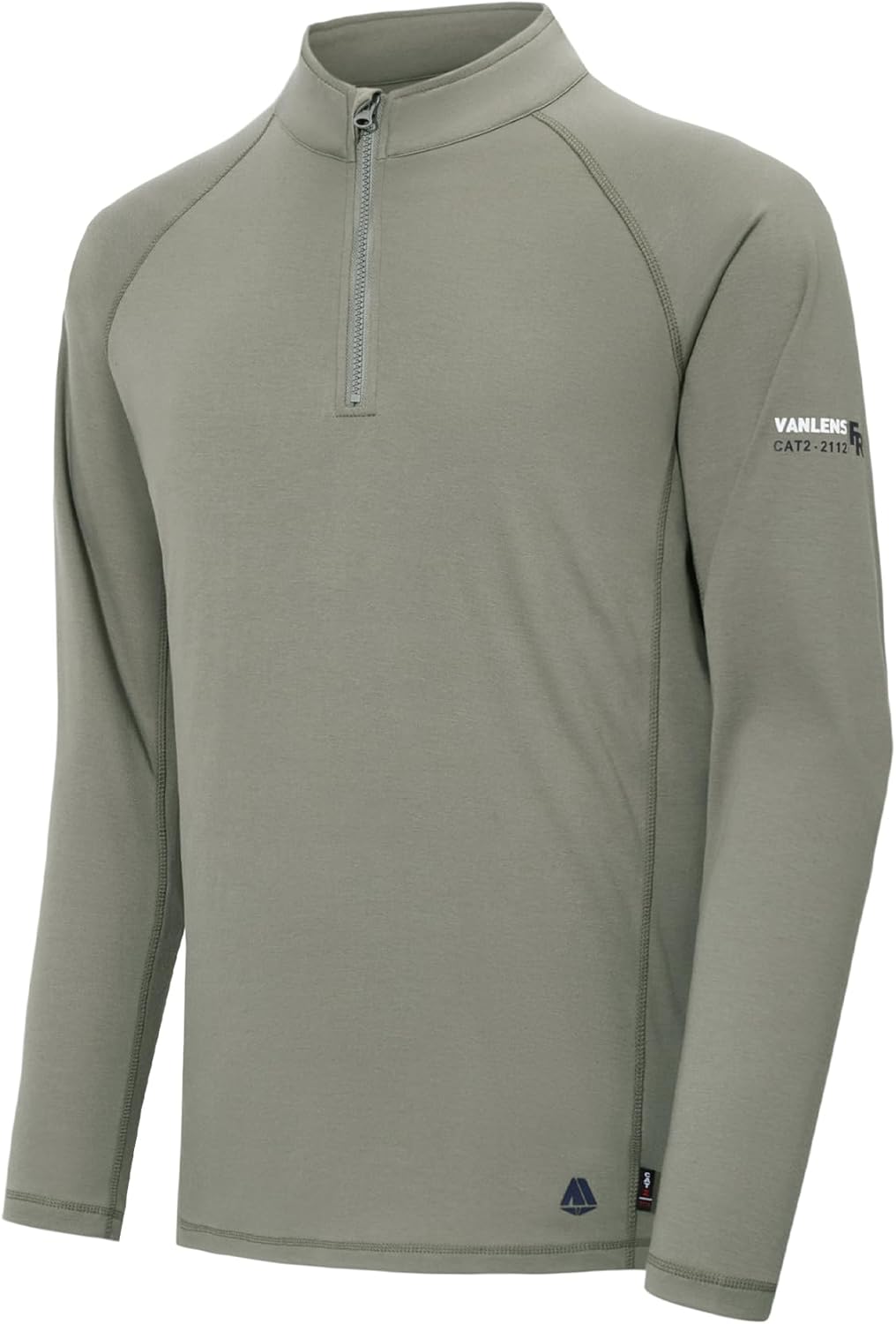 FR Shirts for Men Flame Resistant Shirt CAT2 Quarter Zip Up Pullover 1/4 Zip 5.5oz Light Weight