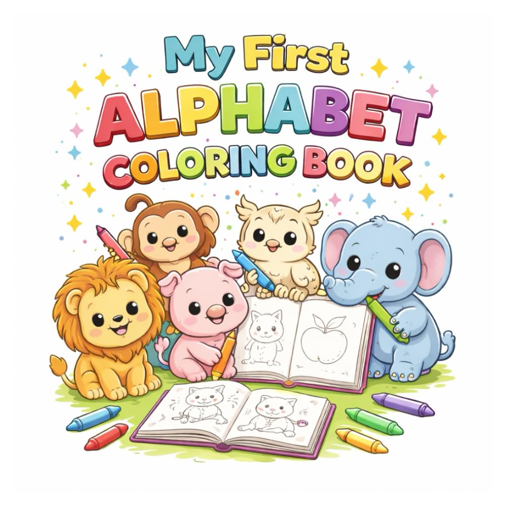 My First Alphabet Coloring Book: A Fun A–Z Coloring Book for Toddlers and Preschool Kids