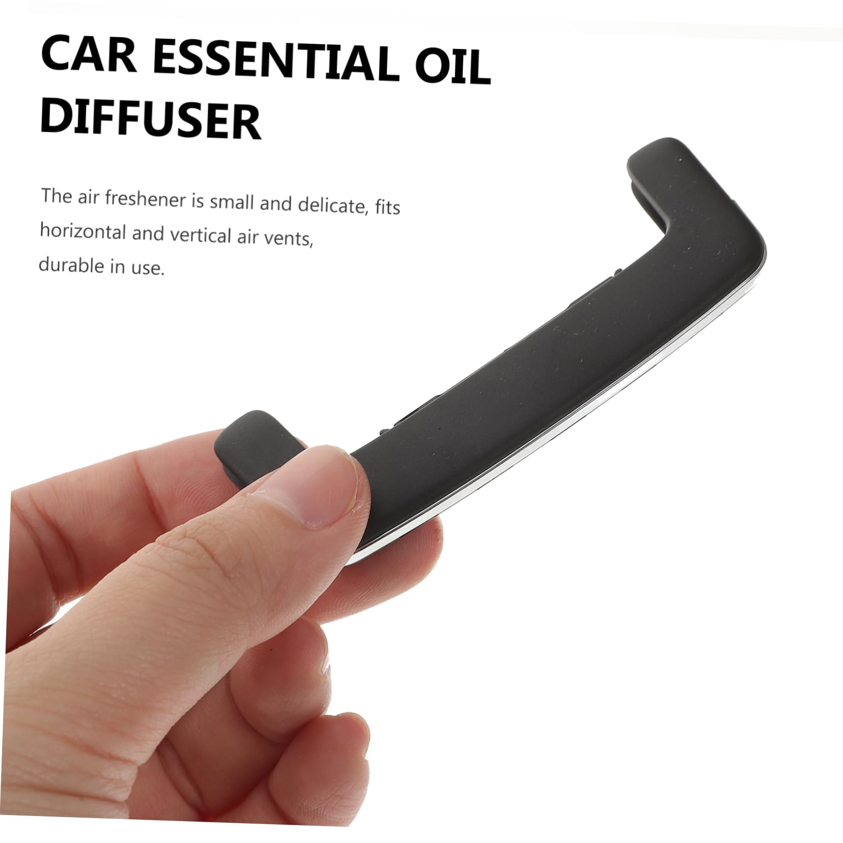 Anneome Diffusore di Profumo per Auto in Ceramica Clip Magnetica, Design Unico in Lega di Alluminio, Facile da Installare, Adatto a Bocchette D'aria Orizzontali e Verticali per Interni