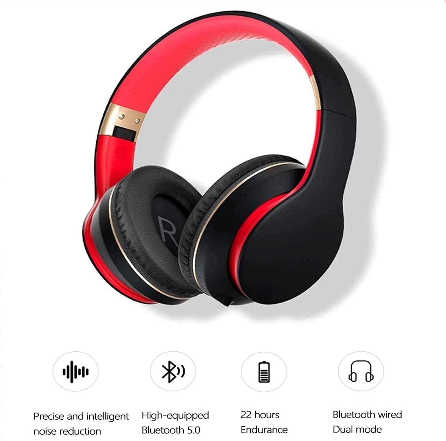 Auriculares for videojuegos, auriculares supraaurales for juegos con micrófono for PC Xbox One PS3 PS4, orejeras cómodas/micrófono con cancelación de ruido sonido envolvente, auriculares for computado