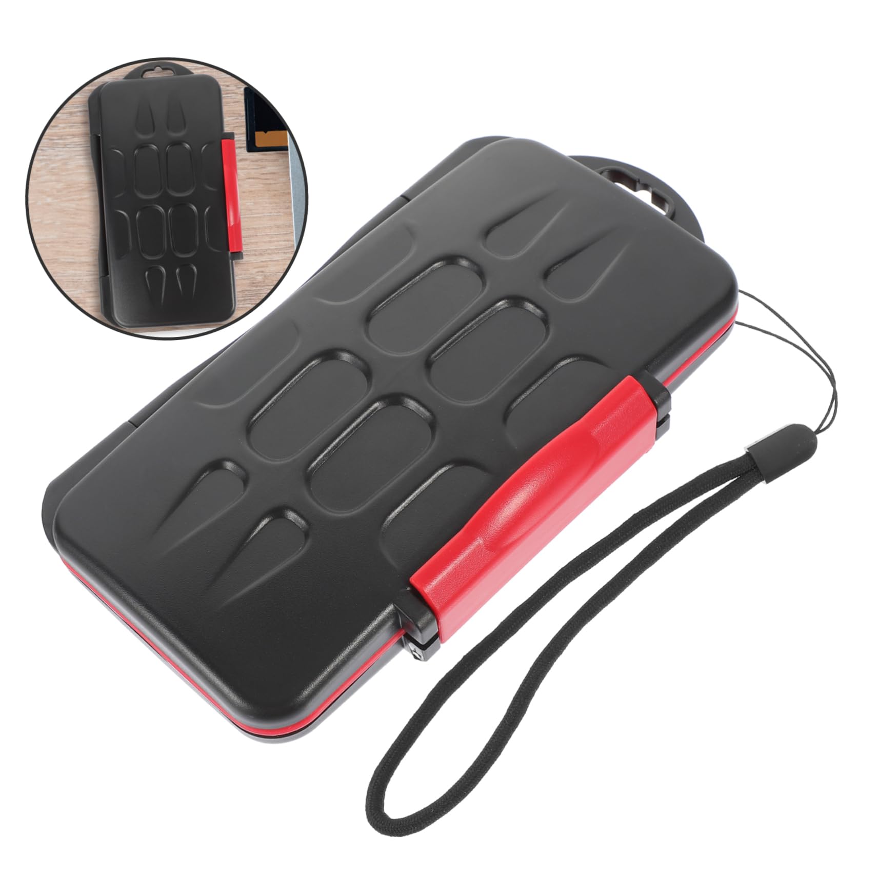 ARTIBETTER Memory Card Holder Case Shockproof Storage Box for Cards Multipurpose Organizer Quick for Valuable Data