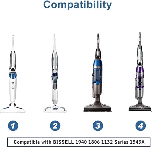 Miniatura 3 de Sadnyy 100 unidades de repuesto para mopa de vapor, almohadillas perfumadas con fragancia, 10 discos de fragancia diferentes compatibles con Bissell