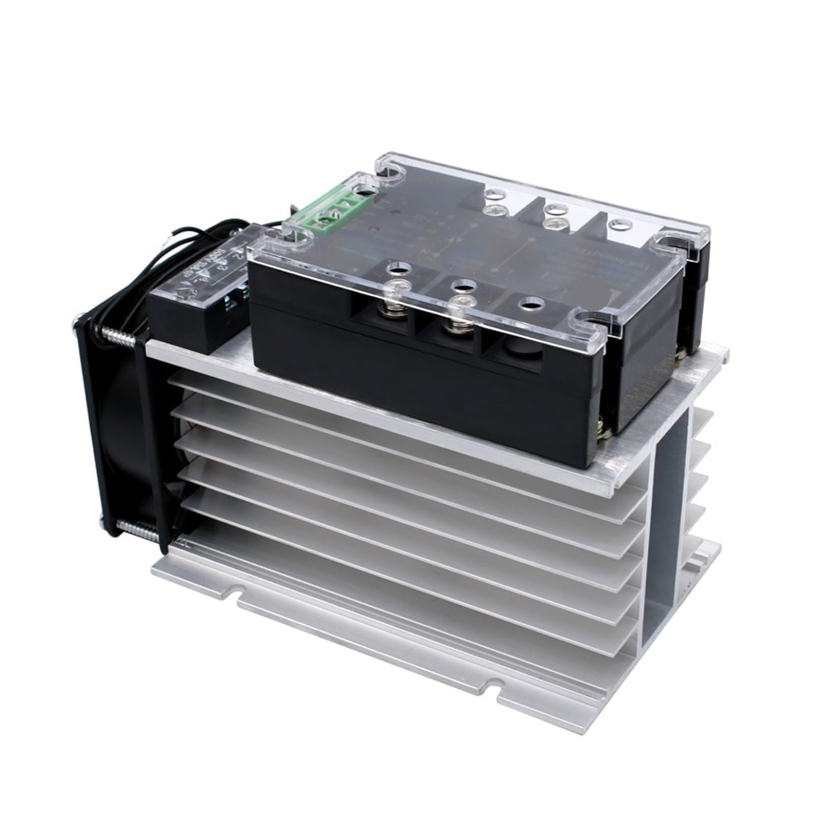BALYDLUL Voltage Regulator Relay With Heat Sink 220V 380V 150A 180A 200A(200A,220V)