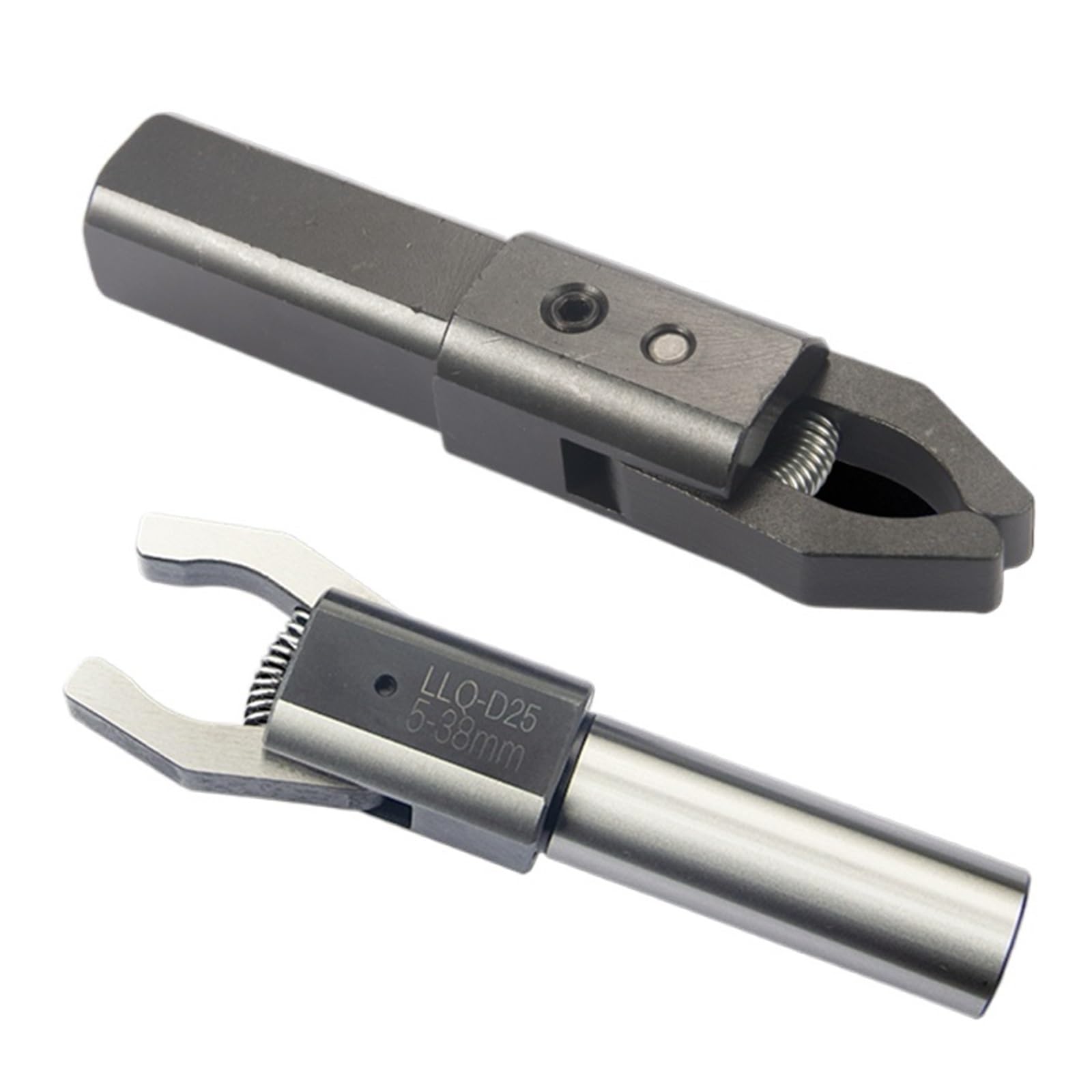 Hardened Lathe Bar Puller， CNC Lathe Automatic Bar Puller Round Square Handle 2-40mm Multicolor(Llq-d20)
