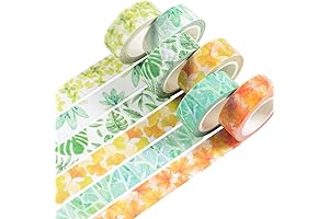 Lush Plants Yubbaex Washi Tapes 6 Rolls