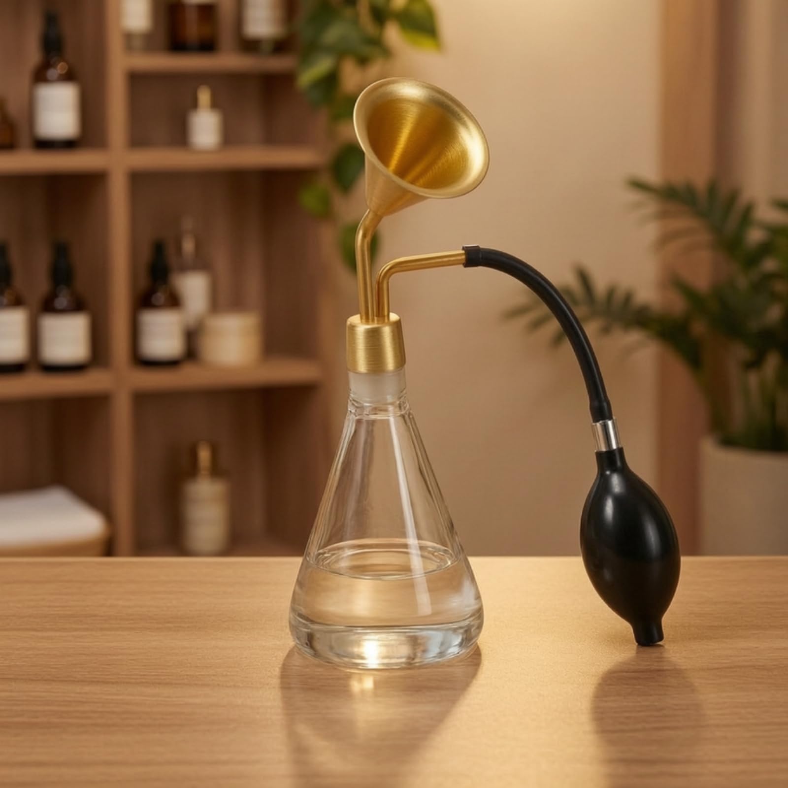 Aroma Flasche Glas Duftspender Parfümzerstäuber Sprühflasche mit Konischem Körper Und Taillenform für Hausdeko Badezimmer Schlafzimmer Spa Theke, Style to 2