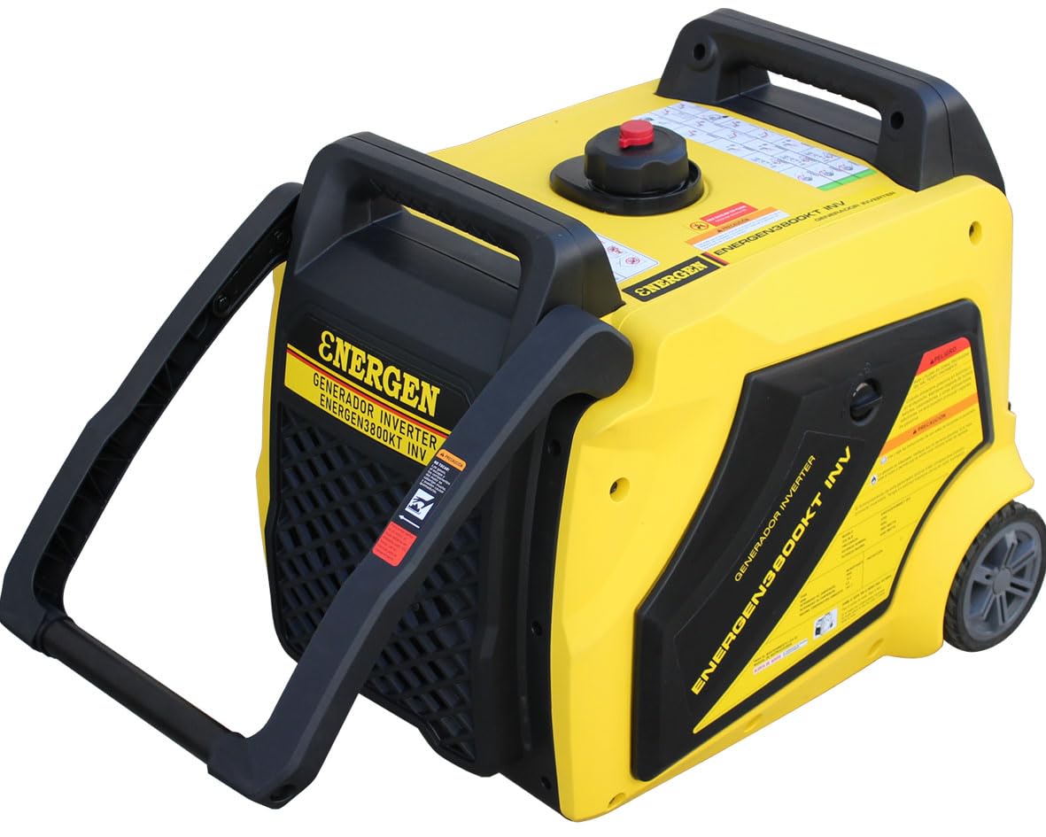 Generador Inverter 3800 de Gasolina 4150 W con Arranque Eléctrico y Motor Kiotsu KT-190 para Uso Profesional - Maestro Ferretero