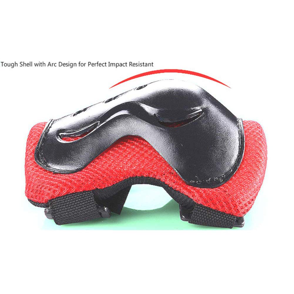 7 Stuks Kinderen Beschermende Uitrusting Set Rolschaatshelm Elleboog Pols Knie Pad Voor Skateboard Fietsen Skate Scooter