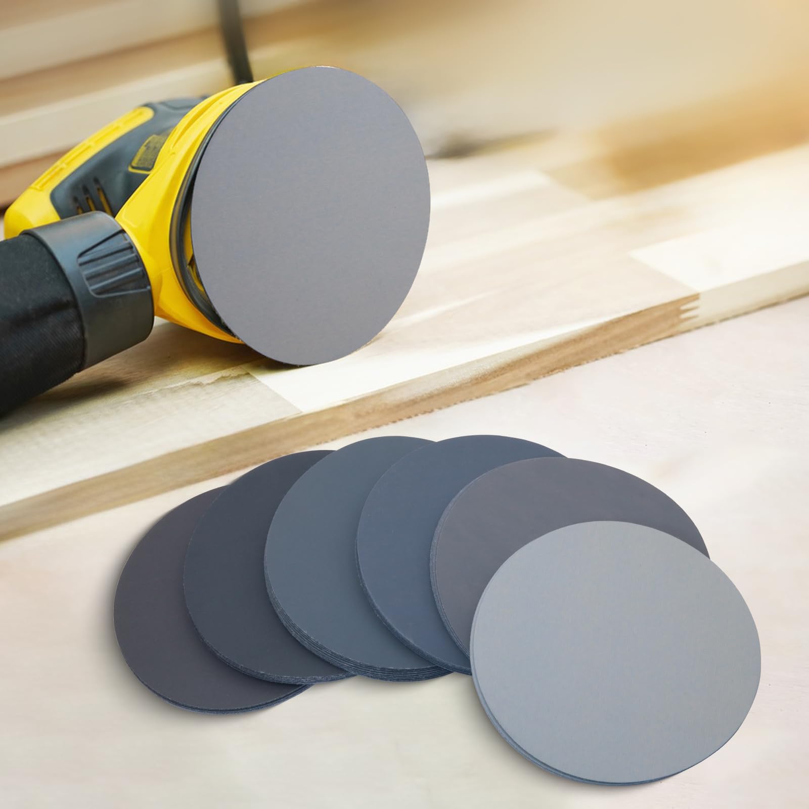 6" Sanding Discs - 60 Pack Wet/Dry -7