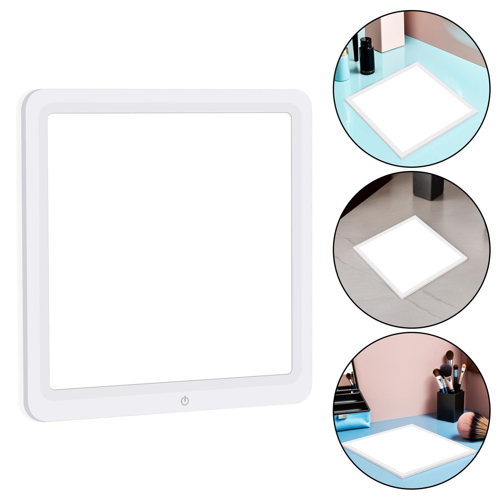Set Luci LED per Fotografia 30 CM Pannello Luminoso Touch Regolabile Luce Video a LED Portatile per Streaming e Riprese senza Ombre Illuminazione Continua per Studio e Video