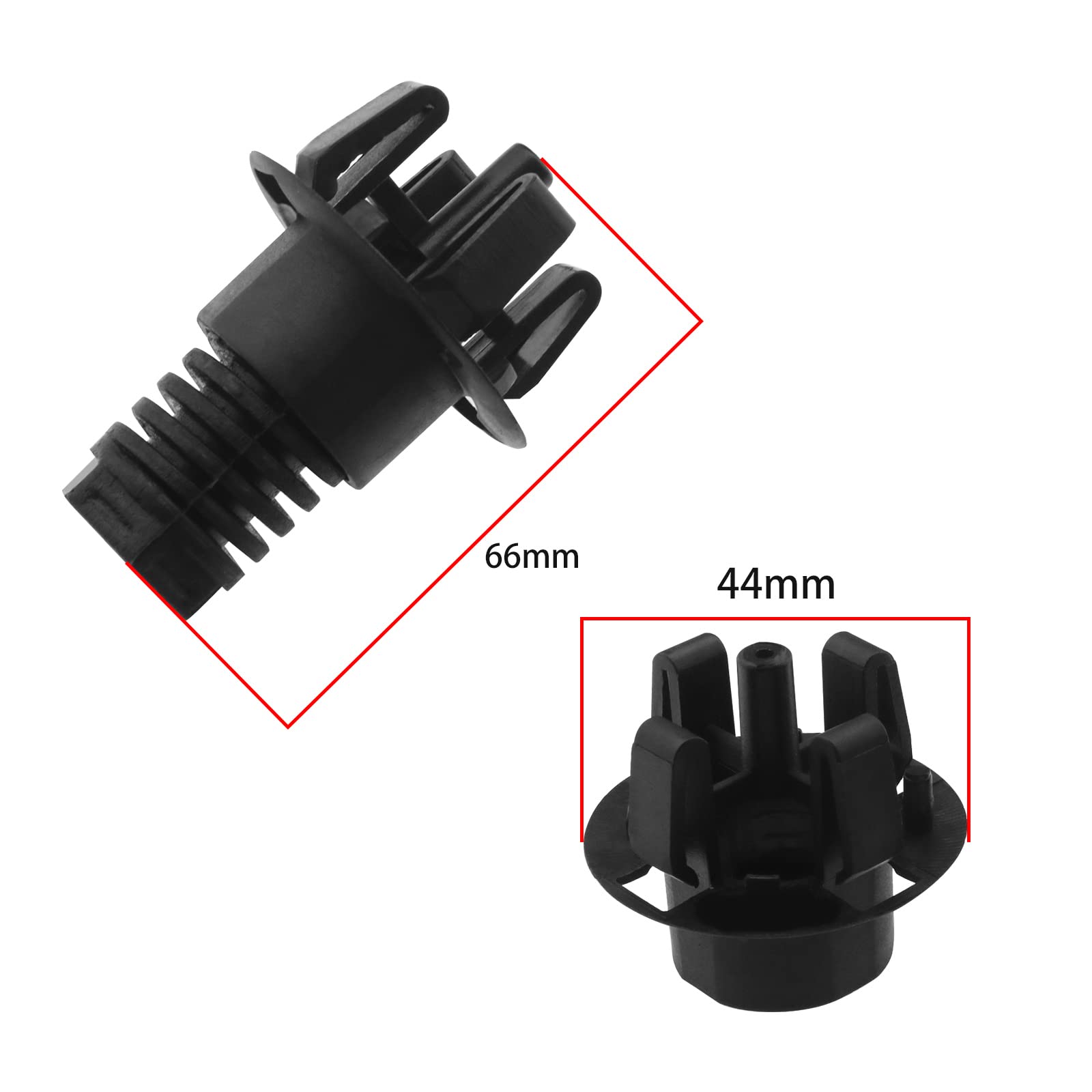Amazon.com: eMagTech 2 Sets of Engine Hood Buffer Rubber Pad 