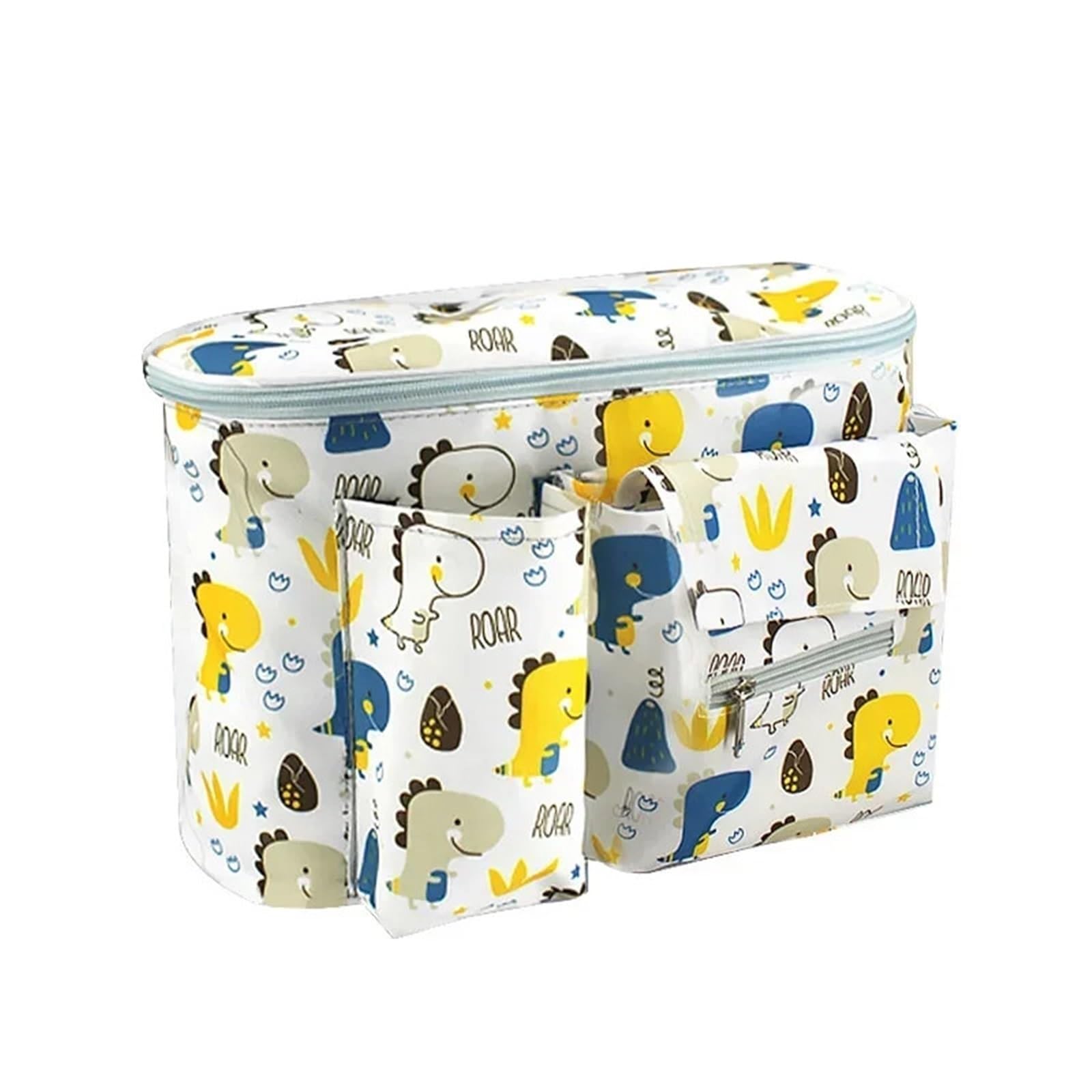 Borsa Passeggino Universale Borsa da Appendere for Passeggino Borsa Multifunzionale for Mamma Borsa for riporre Il Passeggino(White)