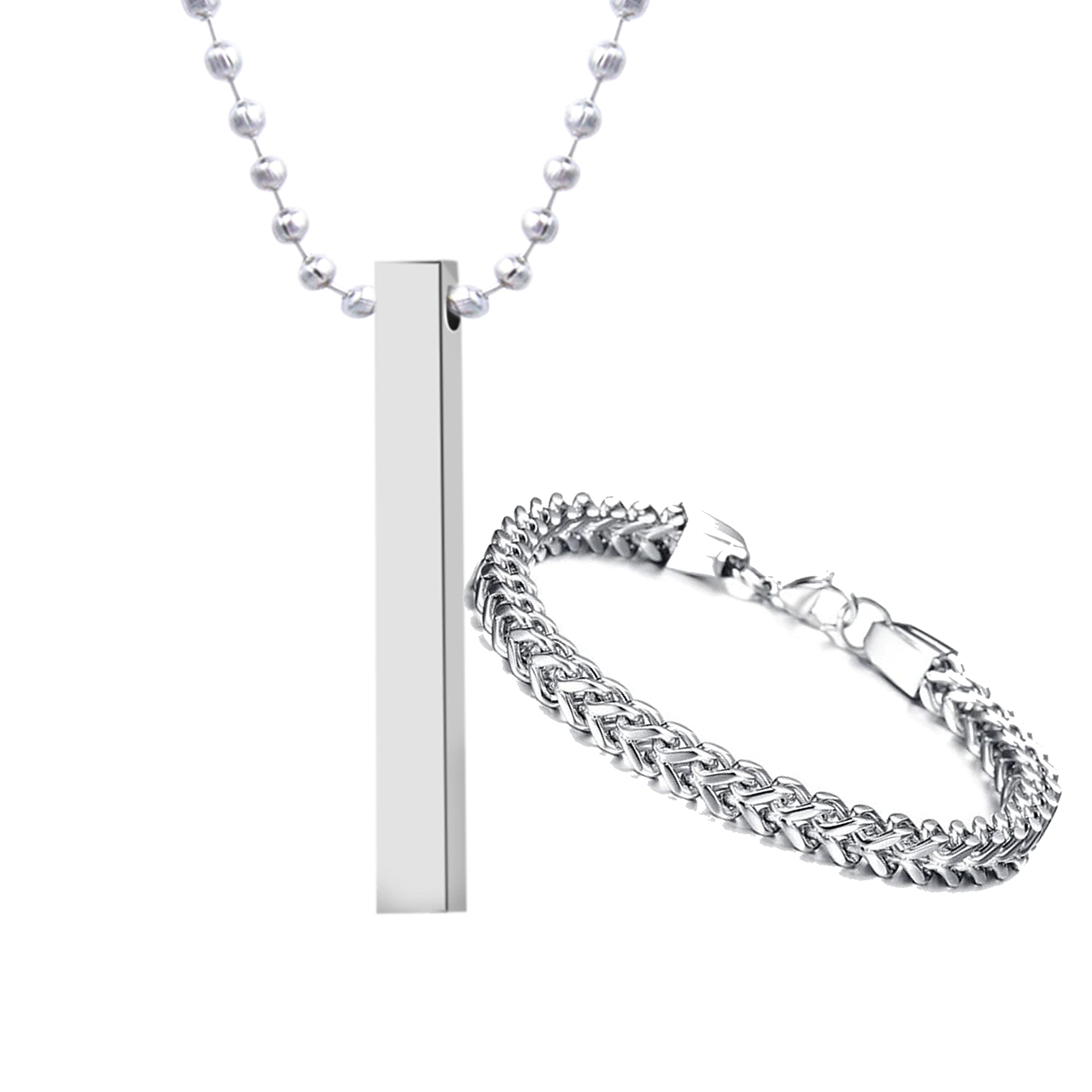 See full amazon price history chart for Fashion Frill Silver Chain For Men Bar Pendant Stick Pendant Locket Unisex Stainless Steel Silver Bracelet For Men Boys Stylish Chains Jewellery Set Combo of 2 Fashion Frill Silver Chain For Men Bar Pendant Stick Pendant Locket Unisex Stainless Steel Silver Bracelet For Men Boys Stylish Chains Jewellery Set Combo of 2 (B0BWJZJFFZ) Amazon Price History, Amazon Price Tracker