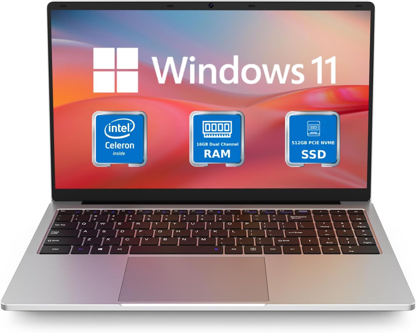 Amazon.com: OTVOC Laptop 15.6 inch Windows 11, Intel Celeron N5105, Up ...