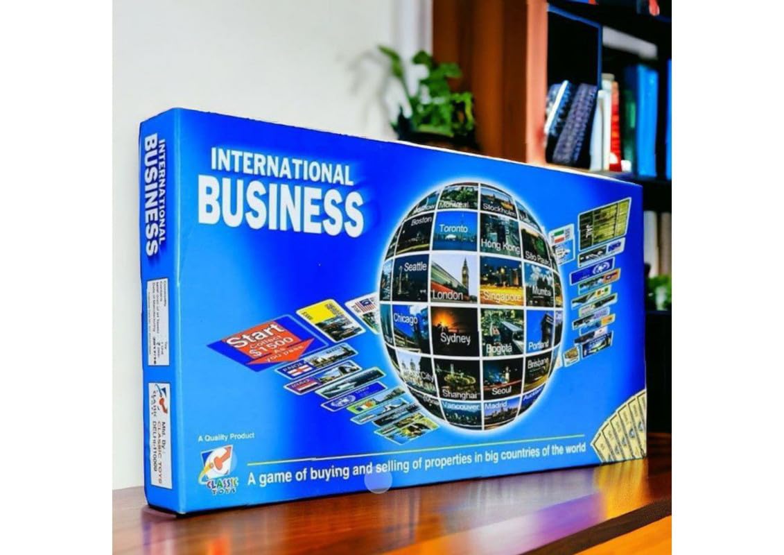1. Kids Toys International Business Board Game for Kids & Adults | A Great Family Game for Fun Learning in Economics and Strategy|