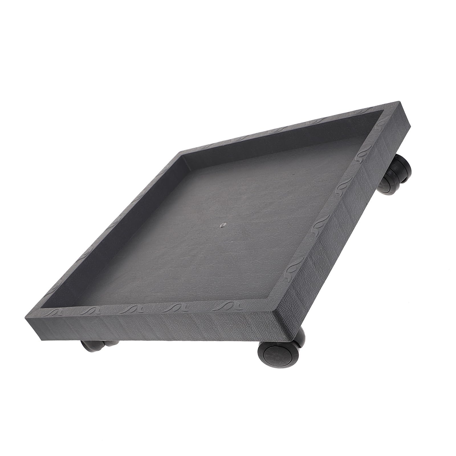 Support à rouleaux pour bonsaï extérieur plateau carré 14 pouces plastique résistant