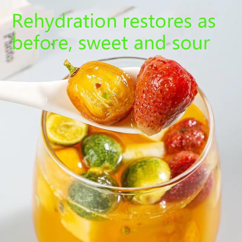 Miniatura 5 de Té de frutas Una variedad de té mixto de frutas liofilizadas, té de frutas 3.52oz.