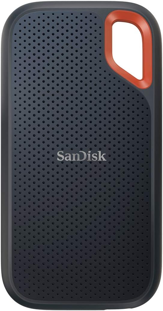 ใAmazon.co.jp้ๅฎใSanDisk SSD External 8TB USB3.2Gen2 Reads Up to 1050MB/s, Dust/Water Resistant SDSSDE61-8T00-GH25 Extreme Portable SSD V2, Win/Mac/PS4/PS5, Eco Packaging, 5-Year Warranty