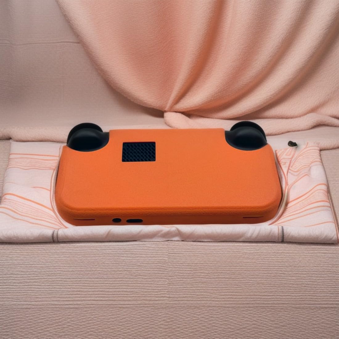Petforu TPU Soft Shell Case for RG476H Handheld Game Console (Orange)