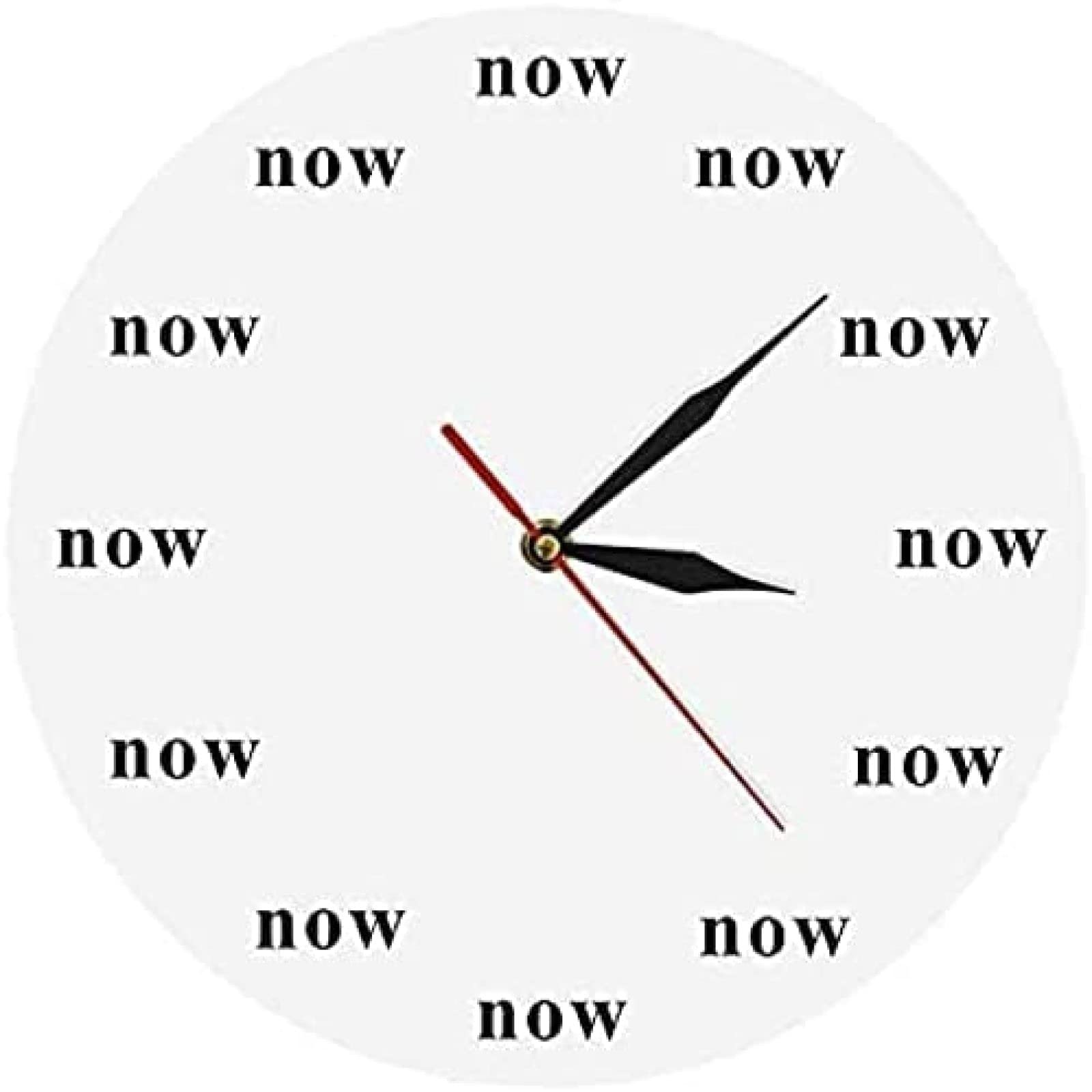 Arte della parete della cucina L'ora � adesso Orologio da parete Ora  attuale Orologio motivazionale Regalo di consapevolezza Il potere dell' adesso Il tuo promemoria quotidiano per vivere l'adesso : Amazon.it: Casa e