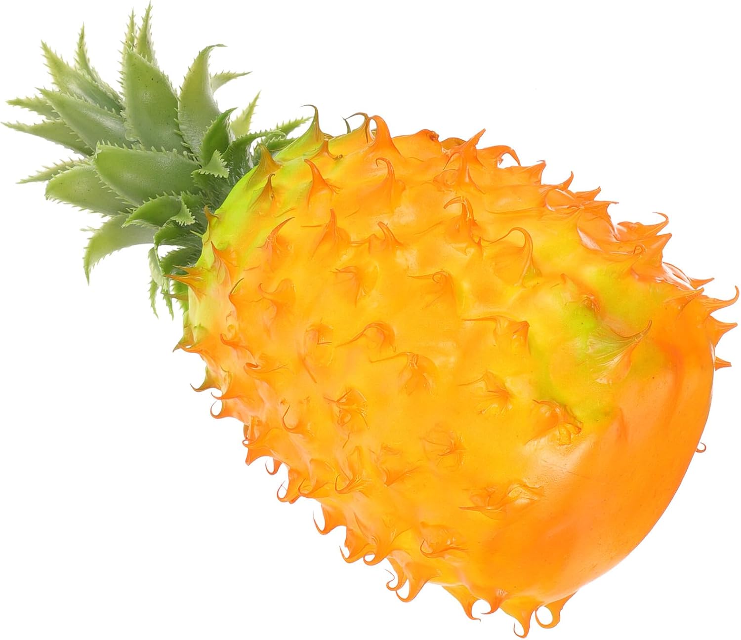 DOITOOL Lifelike Artificial Pineapple Fruit Decoration Oversized Foam Simulated Fruit Model Realistic Fake Pineapple Prop for Home Cabinet Party Photography