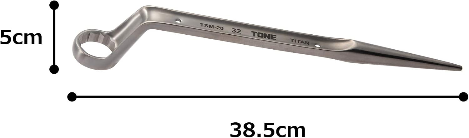 楽天市場】TONE SMN-20 M20（32mm） シノ付メガネレンチ無電解メッキ 