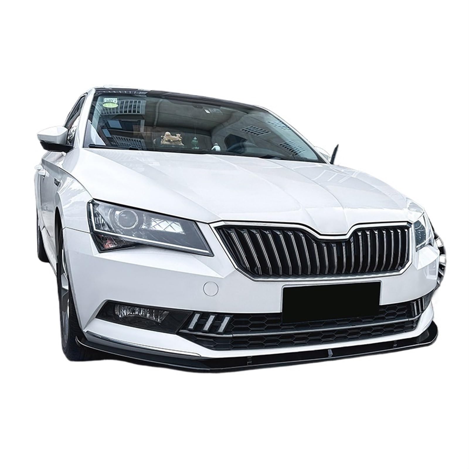 MCSTYEWR Przedni Zderzak Spoiler Kompatybilny z Skoda Superb B8 2016-2018