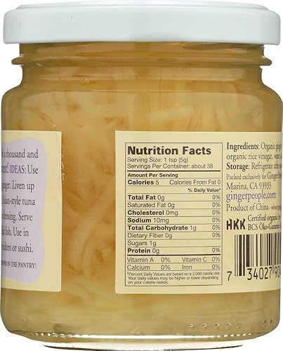 Miniatura 3 de Jengibre orgánico rallado, fabricado en Fiji, 6.7 onzas (paquete de 2)