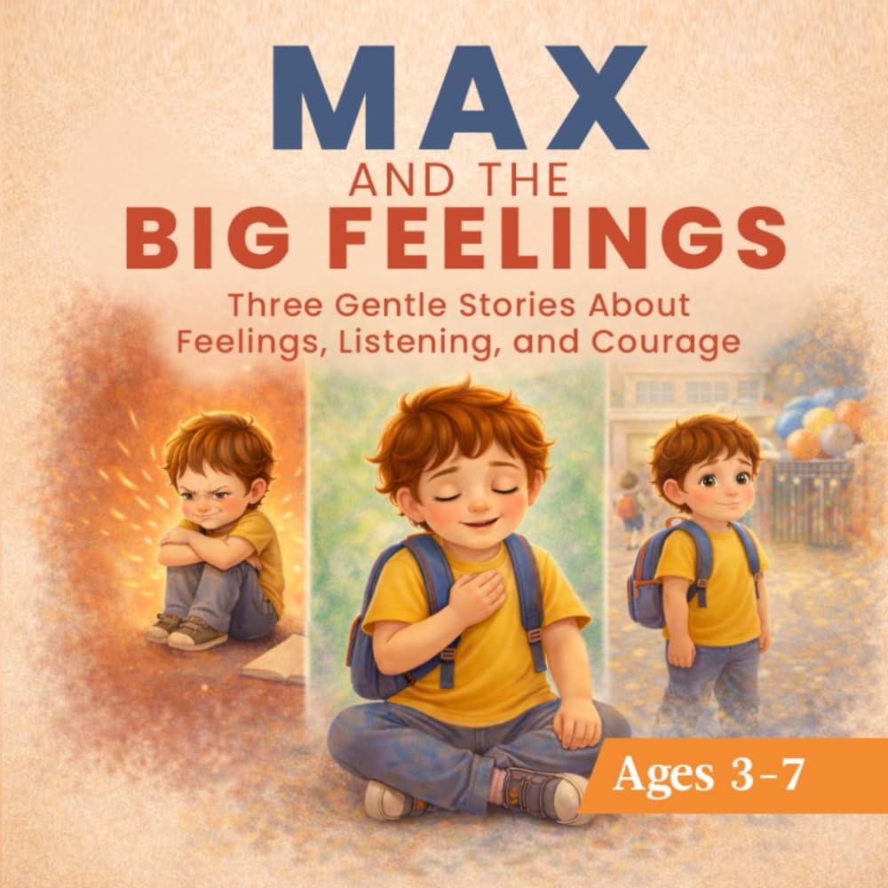 MAX AND THE BIG FEELINGS: Three Gentle Stories About Feelings, Listening, and Courage (Little Lessons with Max)