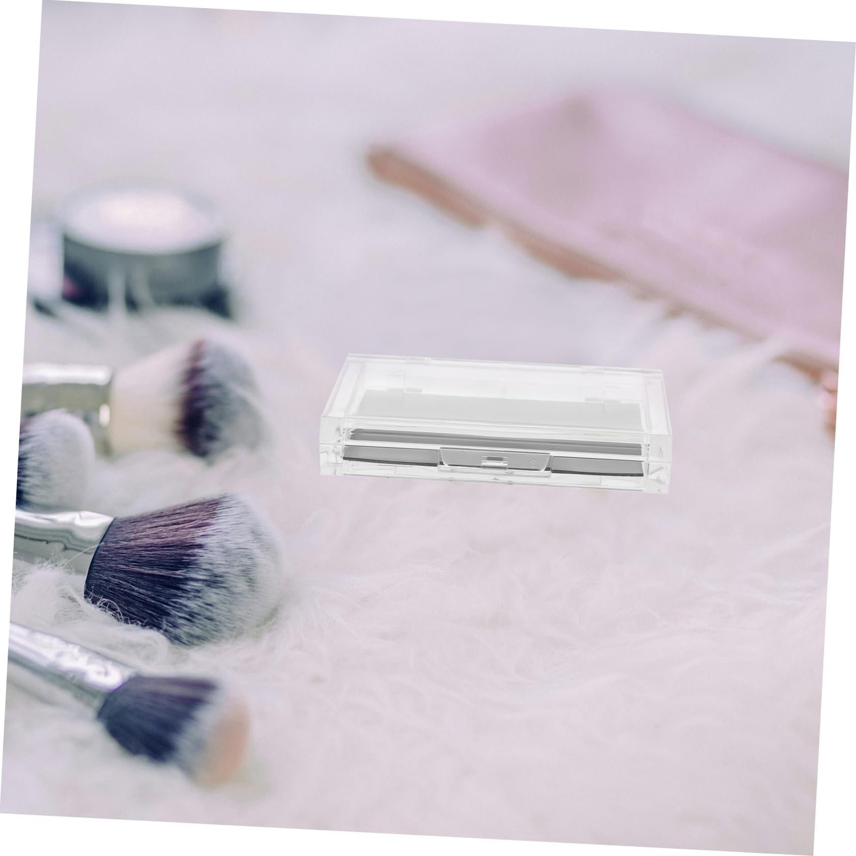 Baluue 5pezzi Contenitore Cosmetico Magnetico Vuoto Per Ombretti Organizer Portatile Per Trucco Di Palette Per Viaggio Pratico Box Per Blush e Illuminante Per Creazioni Fai Da Te