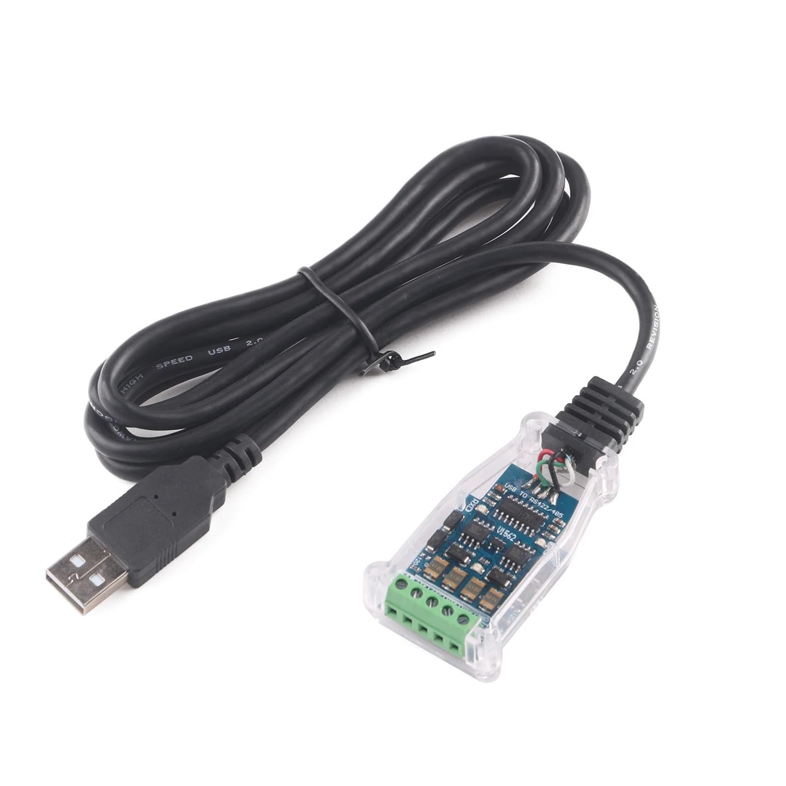 Cavo adattatore convertitore di comunicazione da USB a RS485 RS422 485 422 con TXD RXD LED CH340