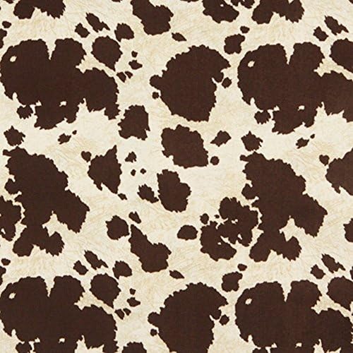 Big Cow Fur Print Pattern Zippered Pillow Case Cover Soft Rectangle Pillowcases Size:20"x 30" (Twin Sides)
