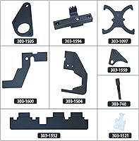 Vista 3 de DPTOOL Kit de herramientas de sincronización de árbol de levas Herramienta de bloqueo de alineación de leva y cigüeñal compatible con Ford Volvo
