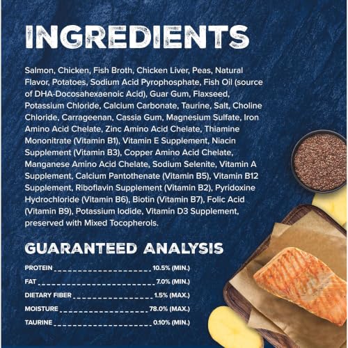 Image of Blue Buffalo Wilderness High Protein, Grain Free Wet Kitten Food, Salmon Pate, 3oz Cans, 4-Count Multipack