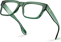Vista 10 de VISOONE - Lentes cuadrados TR90 con bloqueo de luz azul, elegantes anteojos de computadora para mujeres y hombres; Randi