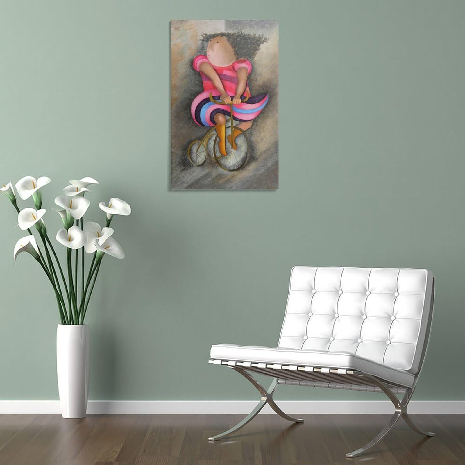 Amazon.com: GIRL ON BICYCLE by Graciela Rodo Boulanger Prints