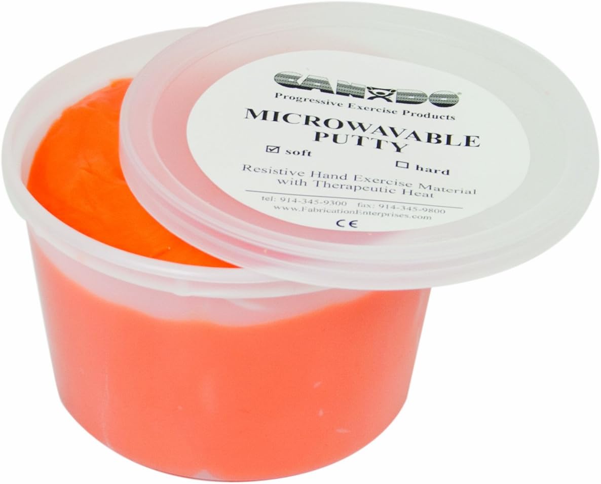 Cando microwaveable Exercise Putty- Soft (orange) 1lb