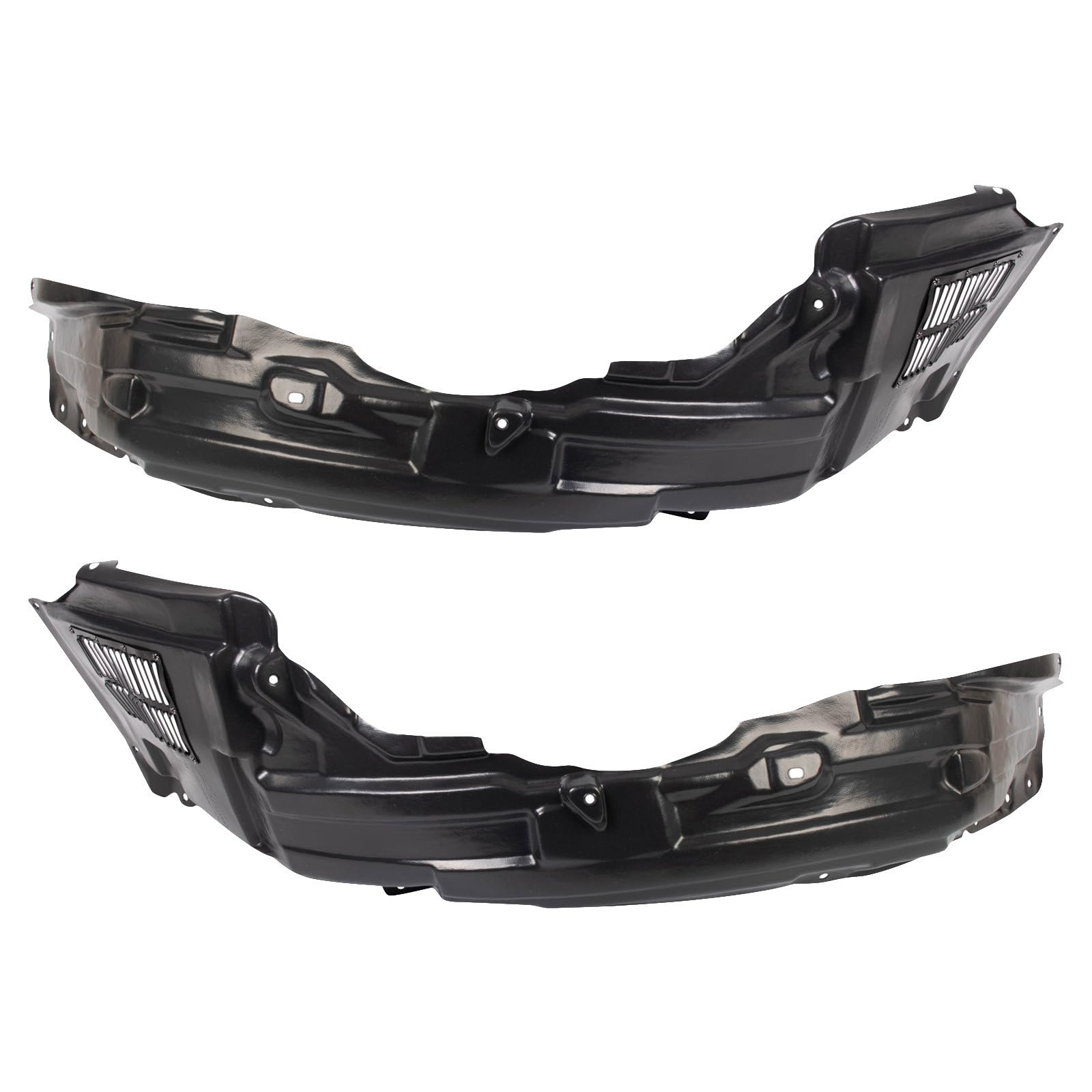 TRQ Inner Fender Liner Set | For 2010-2015 Mitsubishi Lancer MI1248131 MI1249125