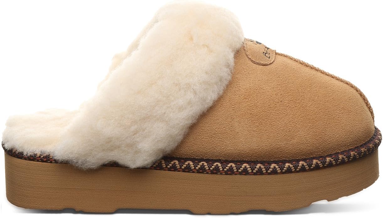 Bearpaw Casual Slippers Womens Loki Platform Suede Upper 3191W