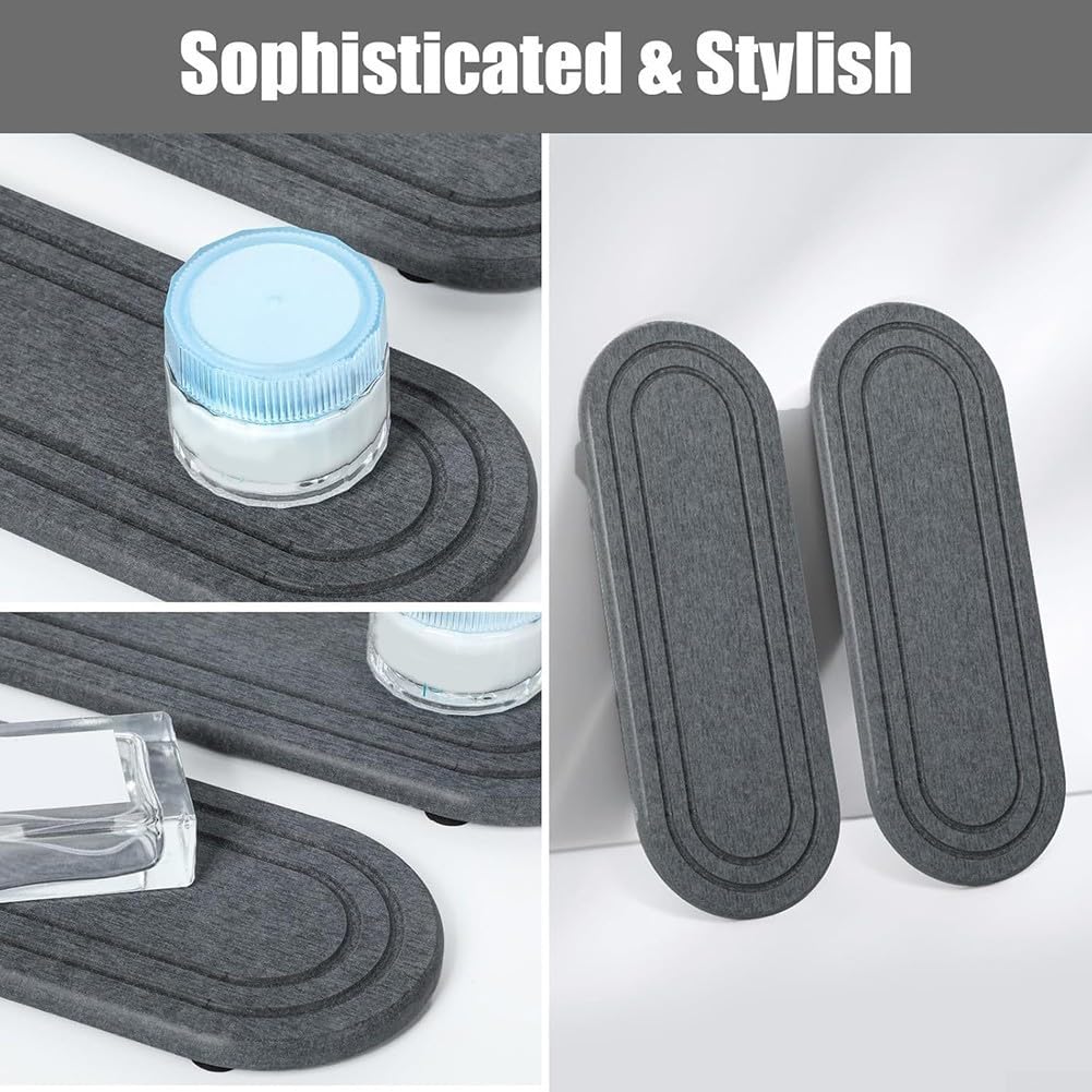 Organisateur D'évier De Cuisine 2x, Plateau En Diatomite Pour Comptoir